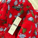 J.Crew NWT  Tiered Dress Brushed Daisy Print Red Multi Photo 4