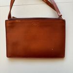 Abercrombie & Fitch Abercrombie Fitch Leather Crossbody Bag Brown Zip Closure Adjustable Strap Photo 3