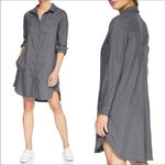 prAna Yarrow Dress Long Sleeved Shirt Grey Organic Cotton Size Small Photo 1