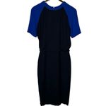 ALC Frank A.L.C. Betsee Knee Length Cut Out Dress Navy / Electric Blue size 4 Photo 8