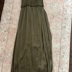 ZARA Green Pleated Dress Photo 2