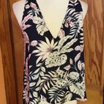 Lush Clothing Lush Boho Tropical Flowers Plunging Tank Top Photo 8