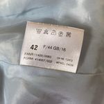 Horst Basler Baby Blue Suede Button Shirt Top Size Large Photo 7