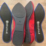 Rothy's The Point Red Camo Knit Flats Women US W8.5 Rare Retired Comfort Photo 4