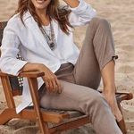 J.Jill cropped linen pants Photo 0