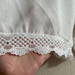 White Lace Trim Shorts Size XXL Photo 2