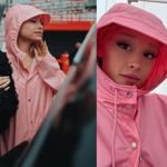 Rains Pink Sky Long Jacket Size M Photo 2
