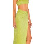 superdown Revolve Karolyna Maxi Skirt Set in Citron Photo 1