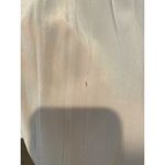 Annie Griffin  Blouse Women’s Medium Baby Blue Sheer Top Silk Shirt Tassles Photo 5