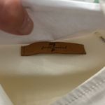 7 For All Mankind White Jean Jacket Photo 7