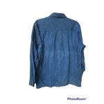 Vintage Eagles Eye Embroidery Beads Indian Denim Shirt Photo 2