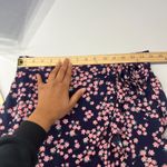 Draper James RSVP Wrap Skirt Womens Medium Blue Pink Floral Lined Ruffle Hem Photo 9