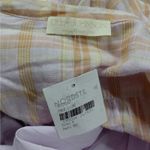 Ulla Johnson  Fayette Shirt Dress Women's Sz 8 Lilac Plaid Button Front Boho Chic Photo 8