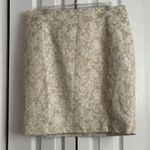 Cynthia Rowley π·πΈ NWT Cream and Tan Lace Skirt Photo 0