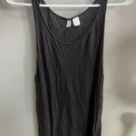 H&M Black Long Sleeveless Tank Top Photo 0