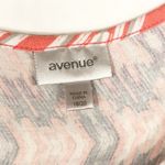 Avenue  Plus Size 18 20 Dress Midi Shift Pink Blue‎ Sleeveless Drawstring 438 Photo 7