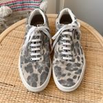 Vans Old Skool Hairy Suede Grey Leopard Animal Print Low Top Shoes Women’s 9.5 Photo 2