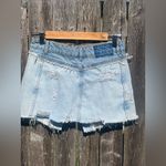 ZARA Women’s TRX IX’D Blogger Fave Distressed Denim Double Layer Mini Skirt Photo 8