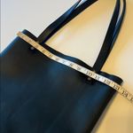 Portland Leather Goods, black tote bag, 13”x11.5”NWOT Photo 2