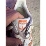 Adidas  Women's Superstar White Chalk Coral Sneakers Size 8 Photo 4