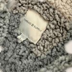 *Thread & Supply Charcoal Sherpa Vest Women's Size Large Stylish Casual Fall Gray Photo 5