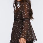 Forever 21 Ornate Floral Chiffon Mini Dress  Photo 3