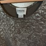 Chico's  Travelers Metallic‎ Tank Top | 0 Photo 2