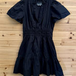 Anthropologie Size Medium Black The Somerset Mini Tiered Cocktail Party Dress Photo 0
