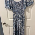 Dry Goods Blue Maxi Dress Photo 4