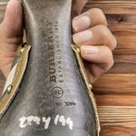 Burberry Leather Nova Check Canvas Slingback Pumps 38 Photo 9