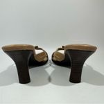 Two Lips Vintage Tan Leather Kassandra Buckle Heels Sandals 8 Photo 7