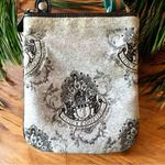 Juicy Couture Shoulder Crossbody Grey & Black Purse w/ Canvas Adjustable… Photo 1