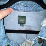 Wild Fable NWOT Light Wash Distressed Denim Jacket Photo 1