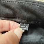 ATM Black Ponte Knit Ankle Pants Front Seam Ankle Zip Moto Stretch Size 4 Photo 7