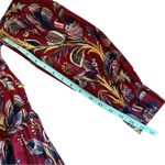 & Other Stories & Other Stories Red Floral Print Midi Dress Lined Tie Waist Size 6 Boho Cottage Photo 6