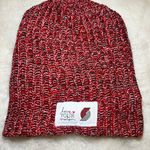 Love Your Melon  Red Knit Beanie Photo 0