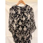 Alice + Olivia  Goth Floral Black Maxi Dress US 0‎ Photo 2