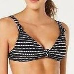 Hula Honey  Padded Striped Swim Top Photo 0