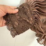 ASOS  Design Kalia Lace Mini Dress Brown Size 6 NWOT– Boho Romantic Party Style Photo 2