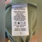 Double Zero pistachio mint green stretchy midi dress large Photo 2