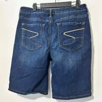 Seven 7 blue Bermuda Jean Shorts Women's size 12 Photo 3