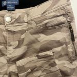 Democracy  AB Technology Jeans‎ Womens 14 Green Camo Pants Ankle Stretch Photo 1