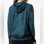 Mondetta  Performance Long Sleeve Hoodie Hooded Pullover Top Teal Heather L 12-14 Photo 1