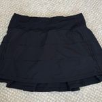 Lululemon Black Pace Rival Mid-Rise Skirt Photo 1