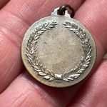 Vintage Victory Angel Bronze Medal Pendent Photo 5