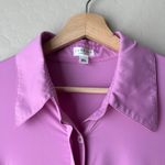 Luxeire‎ Light Purple Classic Long Sleeve Button Up Shirt Women’s Size XL Photo 2