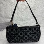 Coach y2k Black Signature Canvas Mini Purse Wristlet Photo 1