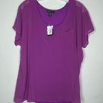 Design History ‎ Top Summer Plum nwt Photo 7