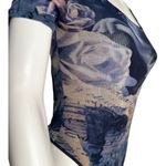 Cosabella Feminine, intimate romantic Bodysuit blue rose - Size Large (Fits M) Photo 4