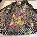 Vintage Lady Carol Petites Mixed Prints Open Front Jacket Dress w/ Belt Sz 10 Blue Photo 11
